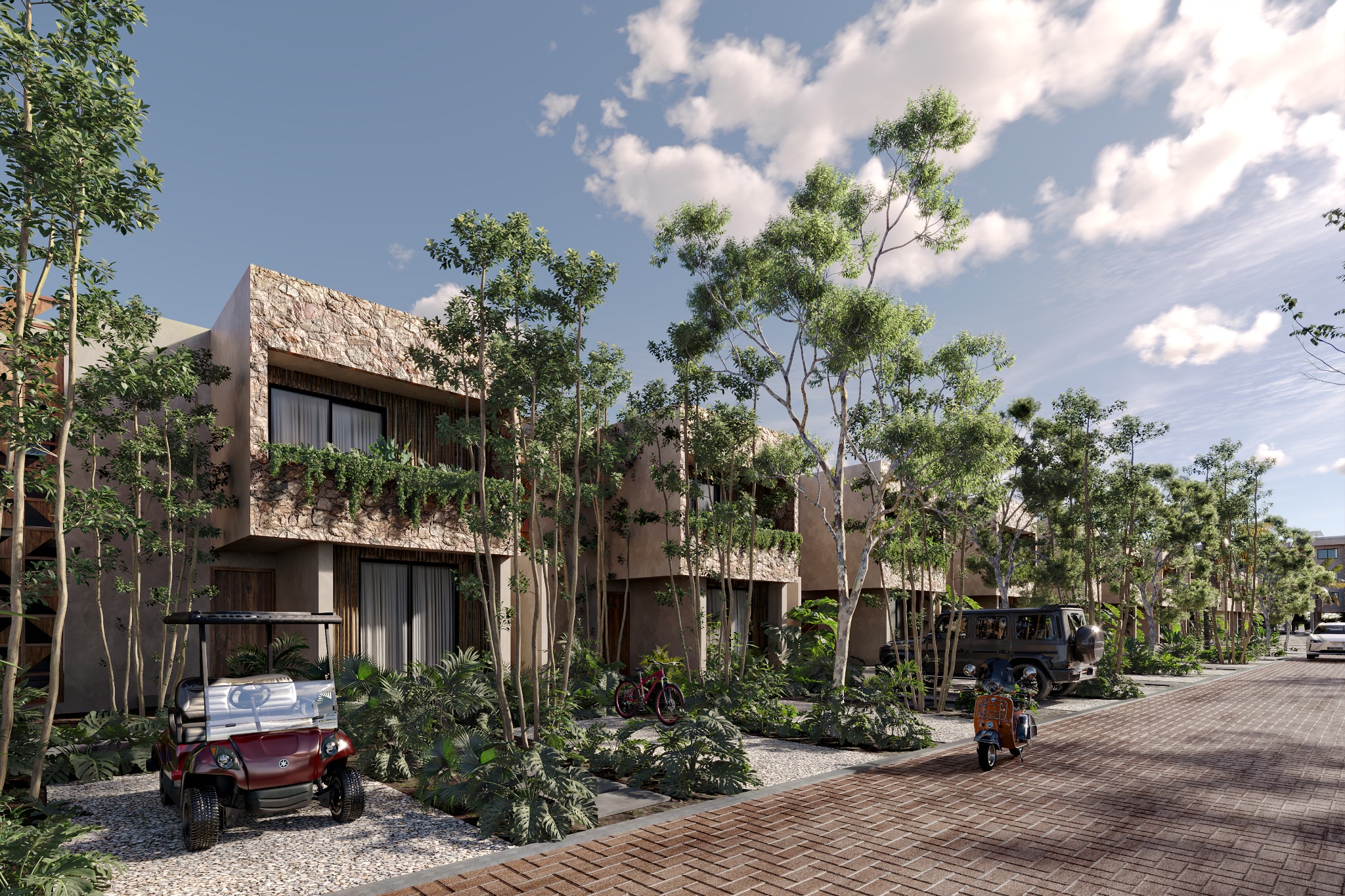 Résidences du projet Saumeria à Tulum